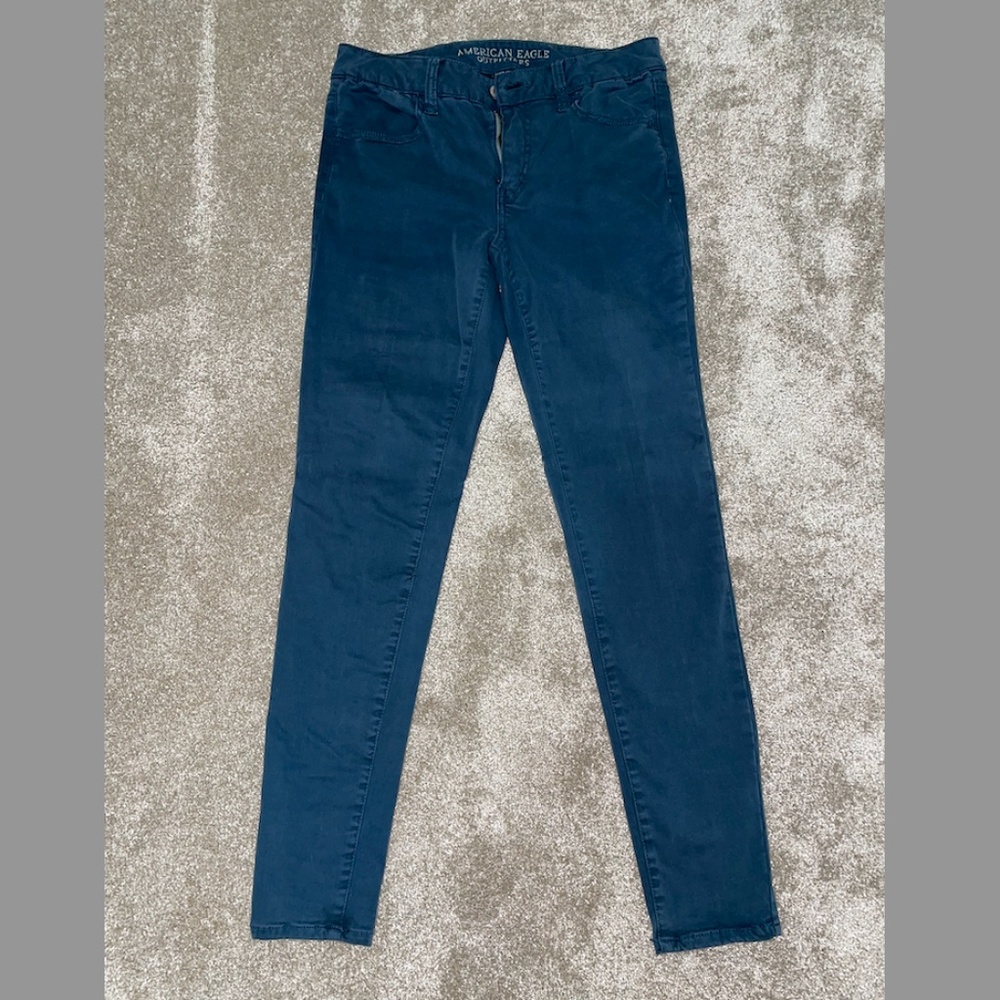 American Eagle Jegging (Teal, Size 8 Regular)